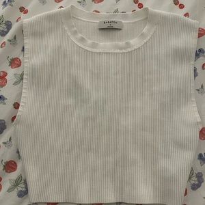 Aritzia Sculpt Knit Muscle Cropped Tank